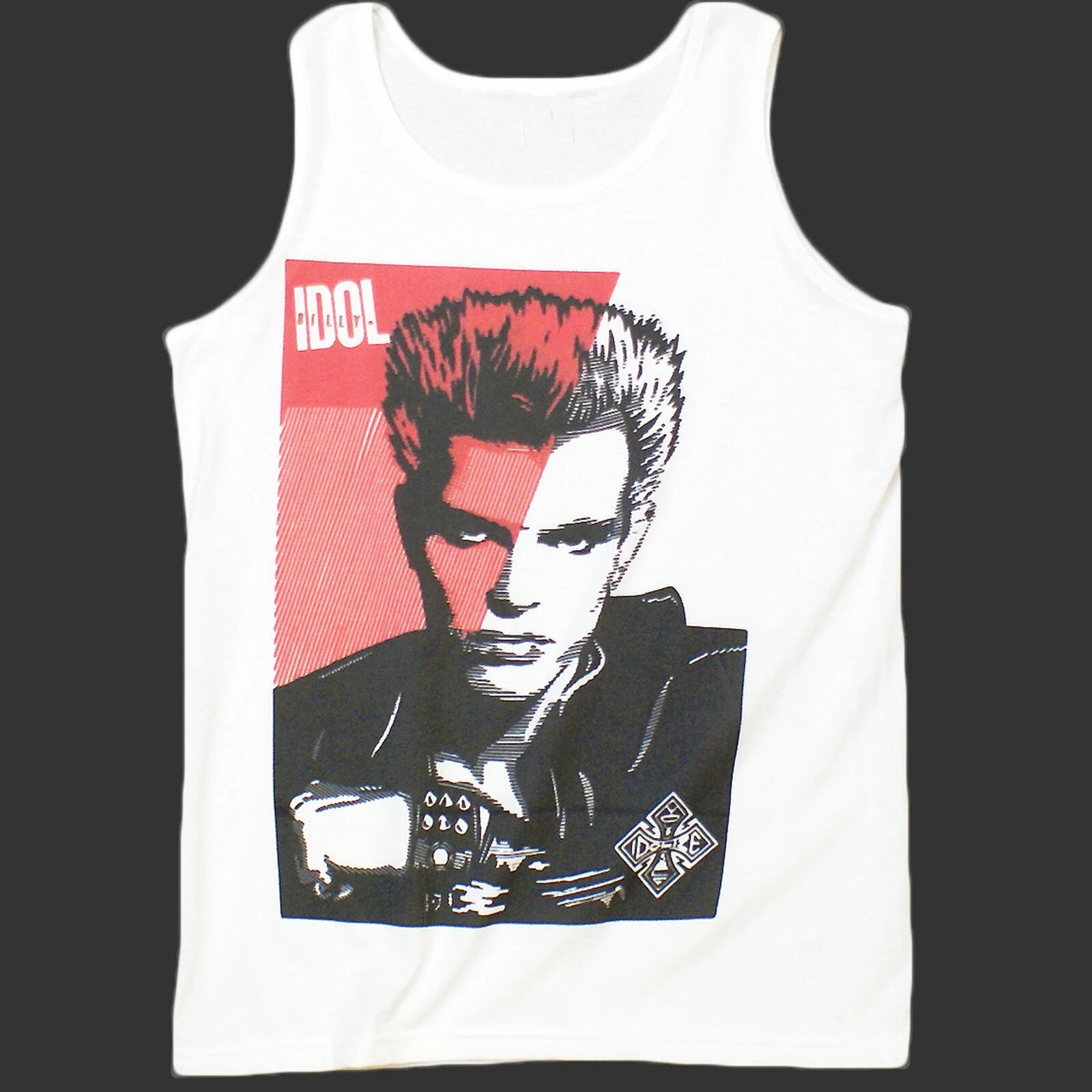 Billy Idol Pop Punk Rock T-SHIRT vest top unisex white S-2XL