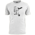 Mens Vespa Scooter Poster (V1) T Shirt Mod Weller Jam Scooter Boy Girl