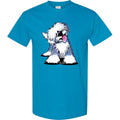Inktastic Old English Sheepdog T-Shirt - KiniArt Oes Sheepdogs Dog Dogs Cartoon