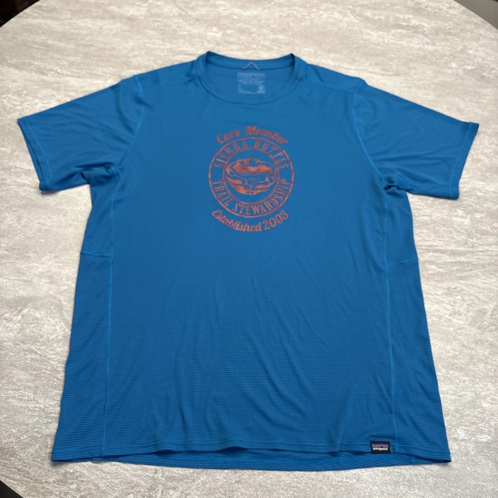 Patagonia Shirt Mens Large Blue Capilene Cool Lightweight Fast Drying Gorpcore