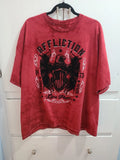 Affliction Live Fast Red Y2K T Shirt Mens 3XL Red Eagle And American Flag