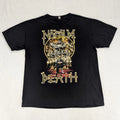 Vtg Napalm Death T-Shirt Men's Large Black Grindcore Punk Metal Band Graphic Y2K