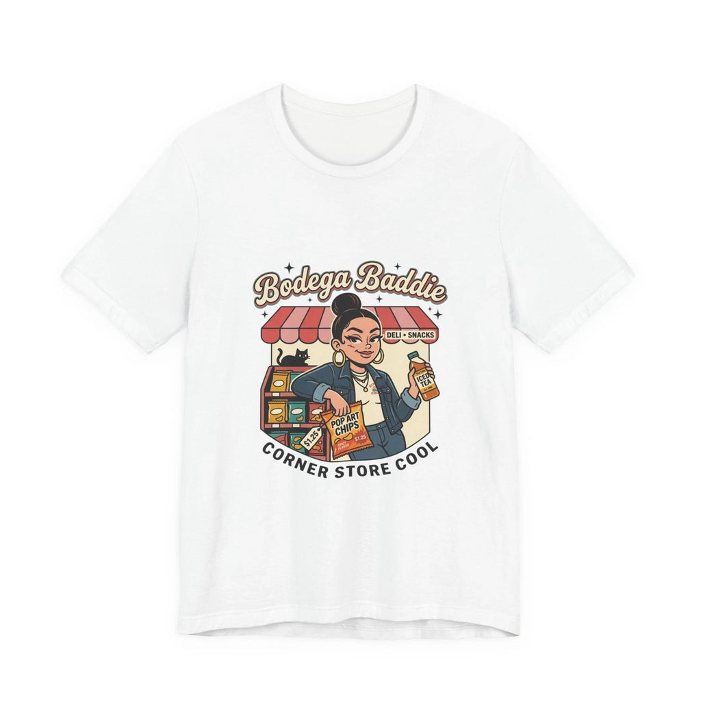 Bodega Baddie Tee | NYC Spanglish, Y2K Deli Sign Vibe