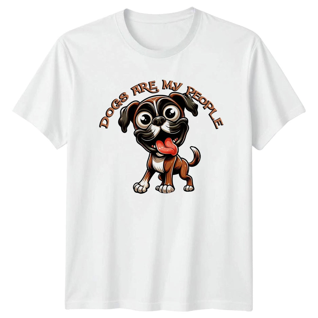 Dogs Are My People Unisex T-Shirt Dog Humor Fathers Day Gift For Him And Her