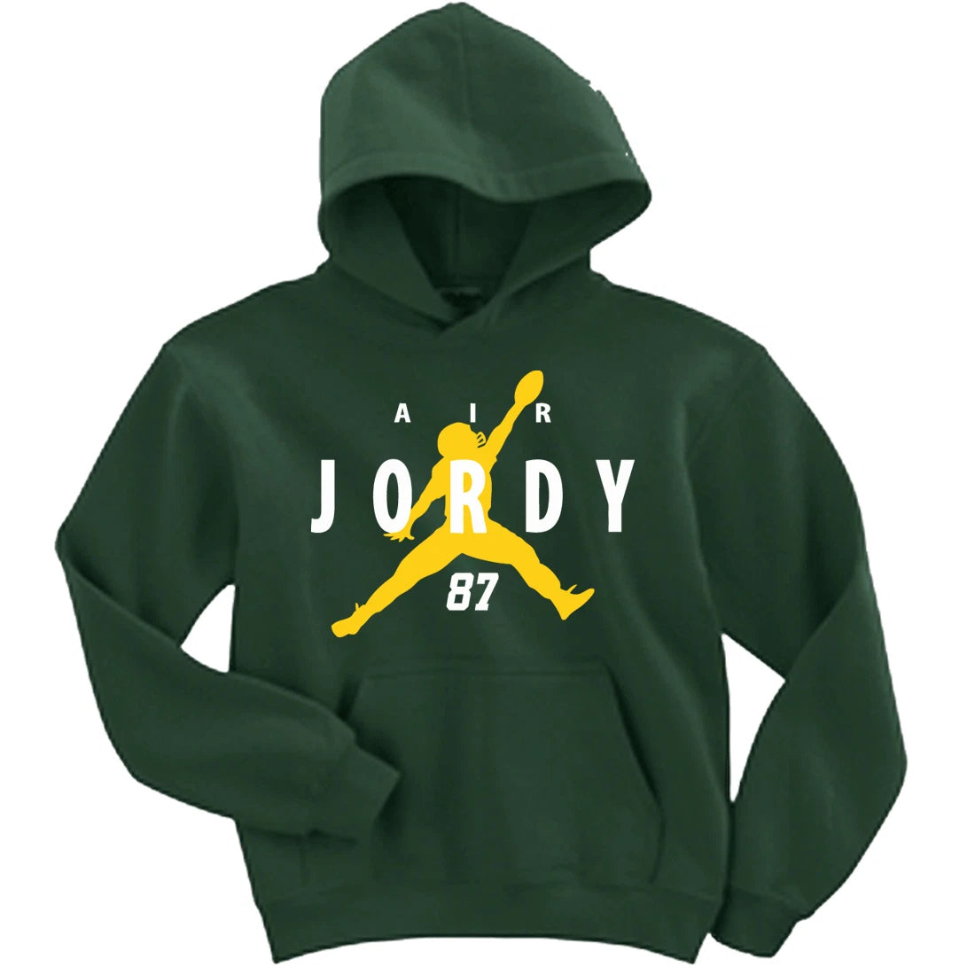 Jordy Nelson Green Bay Packers "Air Jordy"  jersey  HOODED SWEATSHIRT