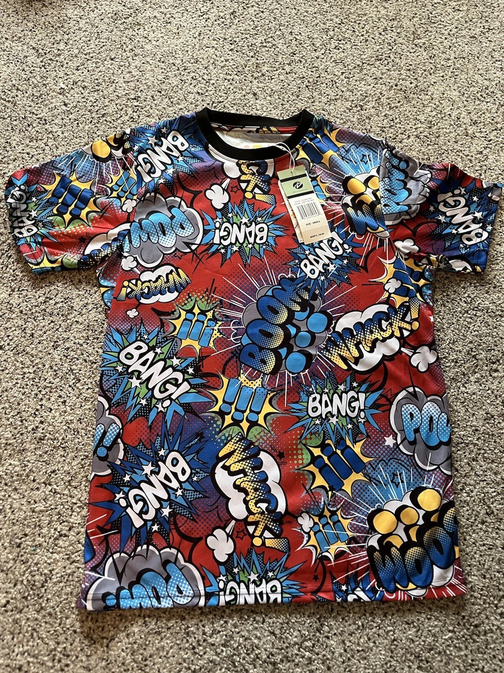 Drill Clothing Co Oh Snap! Comic Pop Art T-Shirt Stretch Men’s Adult Small