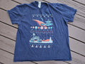 Loot Crate Galaxy Mars Rover 8-bit Pixel Art Holiday Sweater Graphic T-Shirt XXL