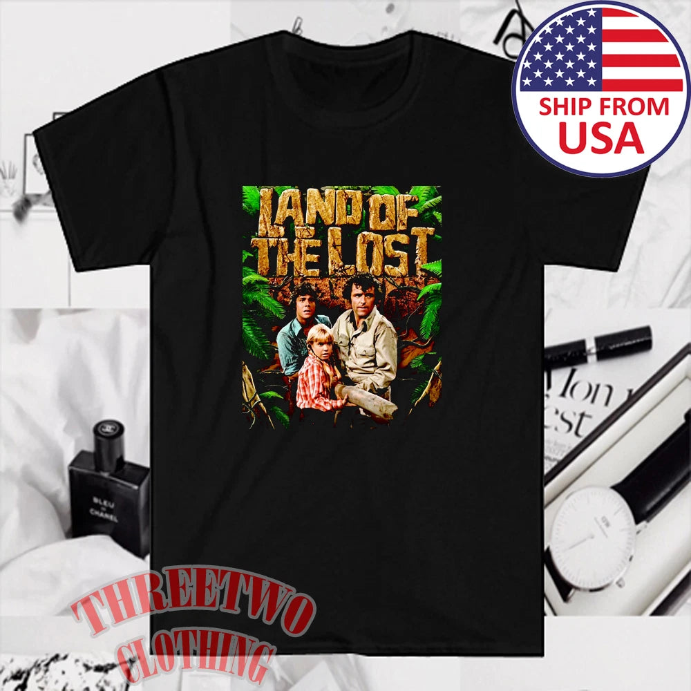Land Of The Lost Retro TV Show Men's Black Size S to 5XL