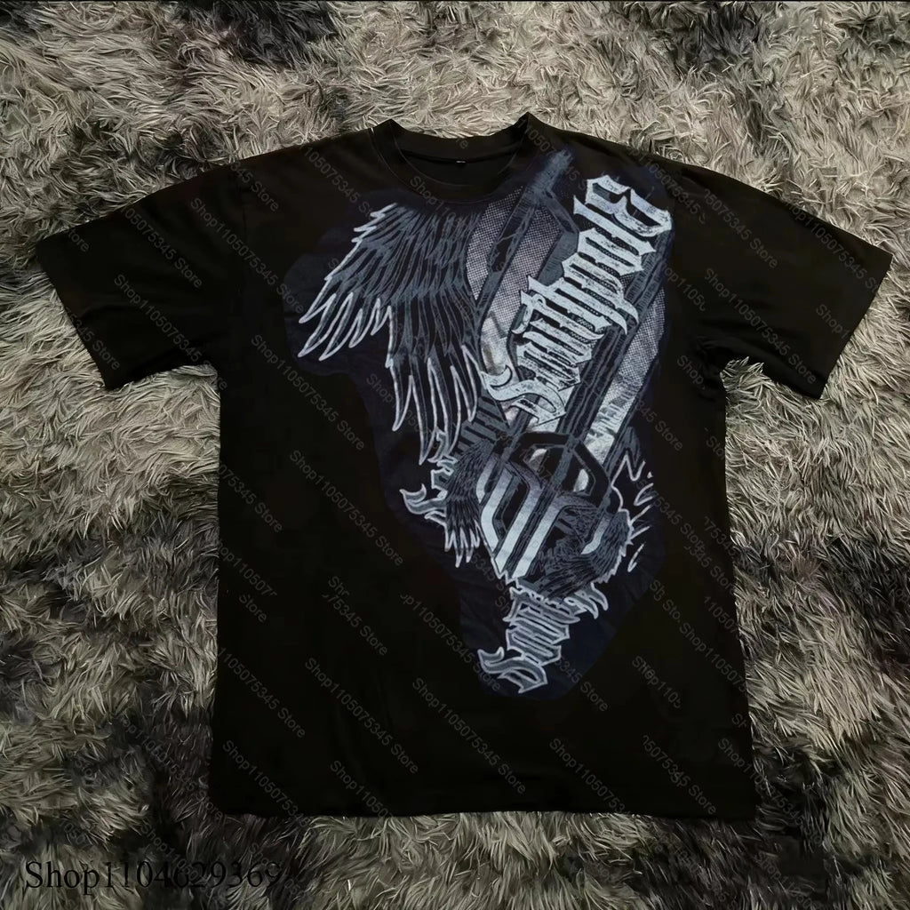 Men’s Southpole Style Graphic T-Shirt Gothic Streetwear Y2K Print S–3XL