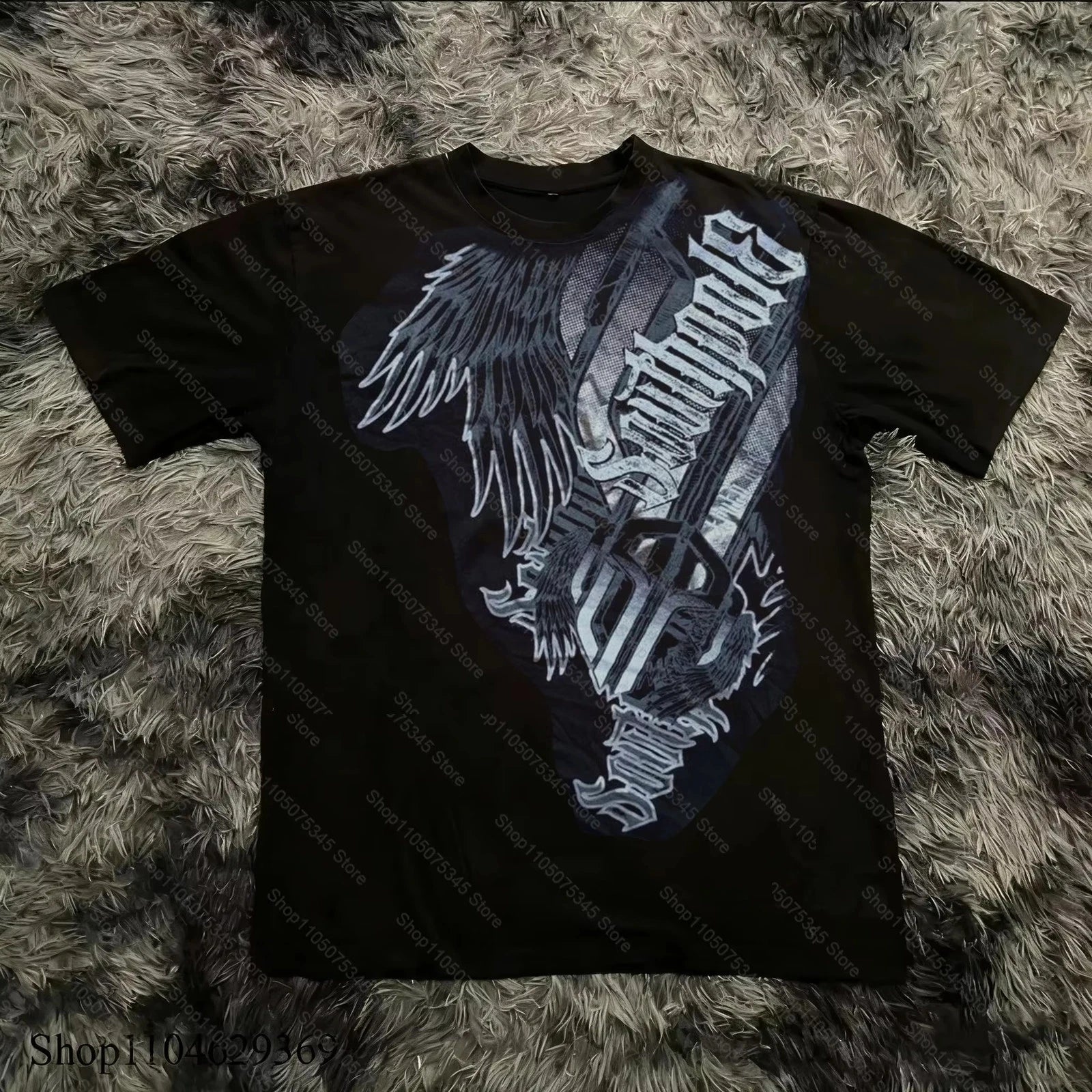 Men’s Southpole Style Graphic T-Shirt Gothic Streetwear Y2K Print S–3XL