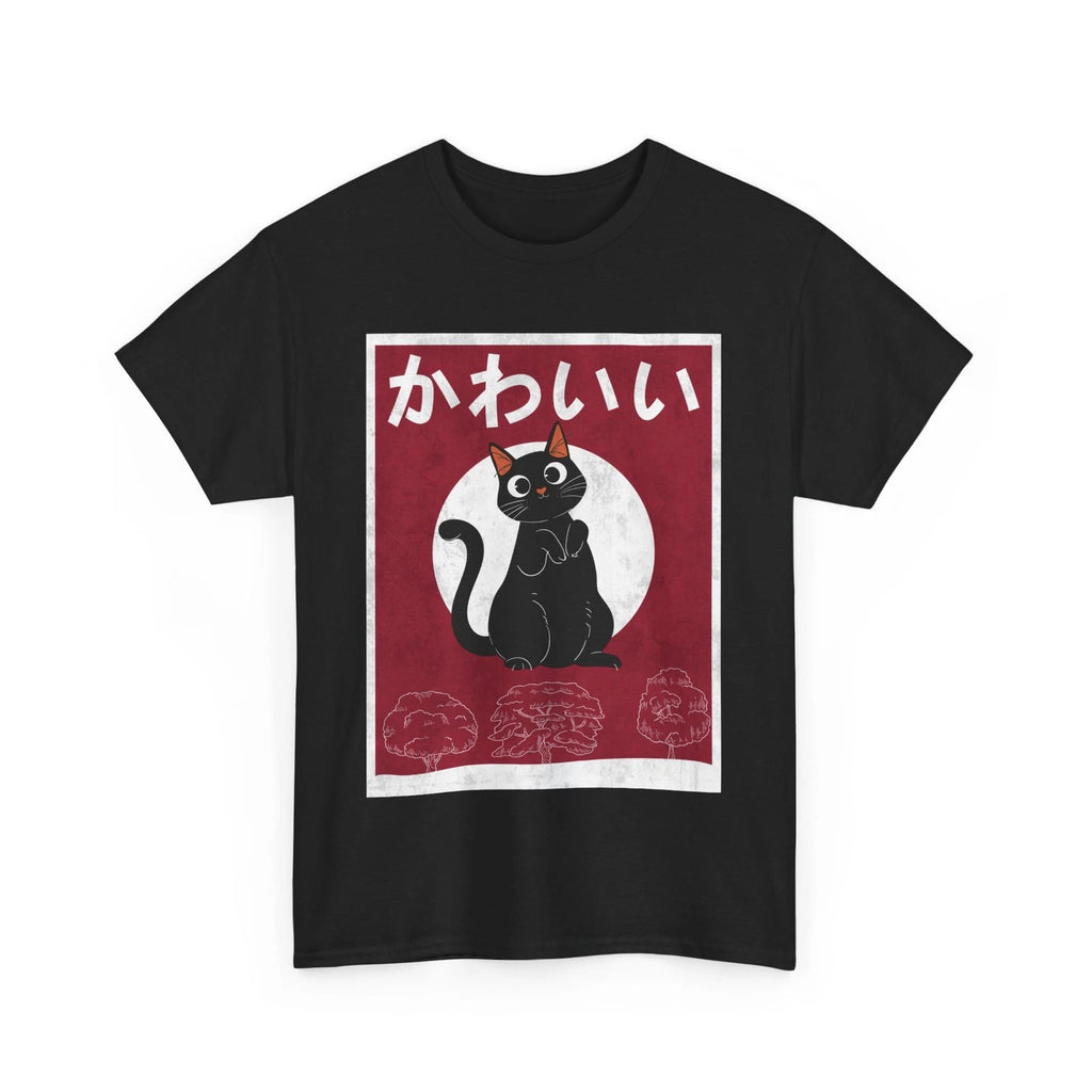 Japanese Art Cat Shirt, Japanese Culture Lovers Anime Cat Women Men Shirt