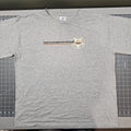 Vintage Adidas Tshirt XL Gray Soccer Futbol Minimalist 90s Y2K Trefoil Mountain
