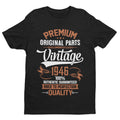 Vintage 1946 80th Birthday T Shirt 80 in 2026 Premium Original Parts Mostly