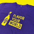 RARE LSU Tabasco Shirt Flavor Your World Purple Tee Mens XL Tigers