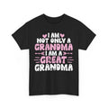 I Am Not Only Grandma I Am A Great Grandma Shirt, Granny Cute T-shirt