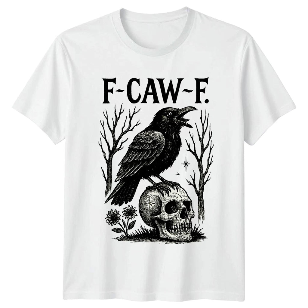 F-Caw~F. T-Shirt Gothic Raven Dark Nature Gift For Him And Her