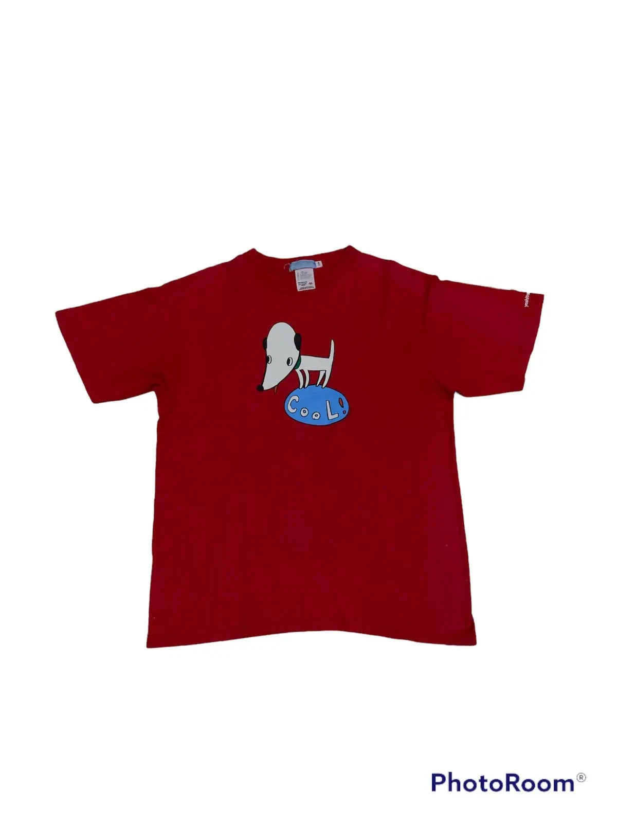 VINTAGE YOSHITOMO NARA RED COOL DOG MOMA CIRCA 2001 MEDIUM SIZE