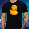 Mens Trump Rubber Duck Motif Cotton T-Shirt Size XS to 5XL