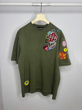 DSQUARED2  Patch Designed , Green  T Shirt Men’s Regular Fit Y2K Size XL