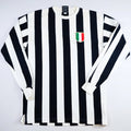 Juventus Scudetto Retro Long Sleeve Jersey Shirt Mens L Black White Official