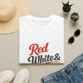 Red White & Brew Coffee Shirt Patriotic 4th of July USA Graphic Tee