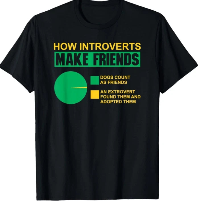 Introvert Facts, Anti Social Introvert for Men Women T-Shirt
