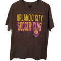 Orlando City MLS Next Pro T-Shirt Mens L Short Sleeve Soccer Adidas Gray Purple