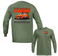 Street Racing Urban Imported Tuned Custom JDM Sports Car Graphic Long Sleeve