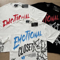 Mixed Emotion Cartoon Trendy Loose-Tee Shirt