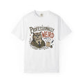 Professionally Weird Owl T-shirt | Vintage Owl Illustration, Quirky Typography