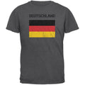 World Cup Distressed Flag Deutschland Dark Heather Adult T-Shirt