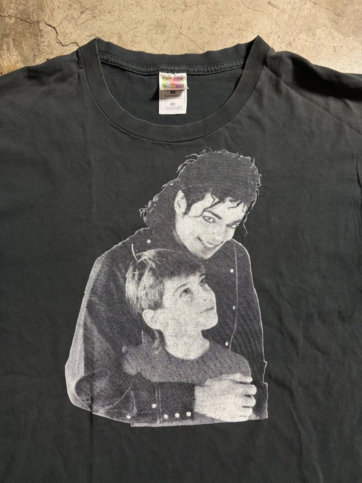 Vintage Rotten Cotton Shirt L 90s 00s Michael Jackson Boy Large Grail Offensive