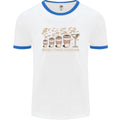 Weekly Coffee To Alcohol Evolution Wine Mens Ringer T-Shirt