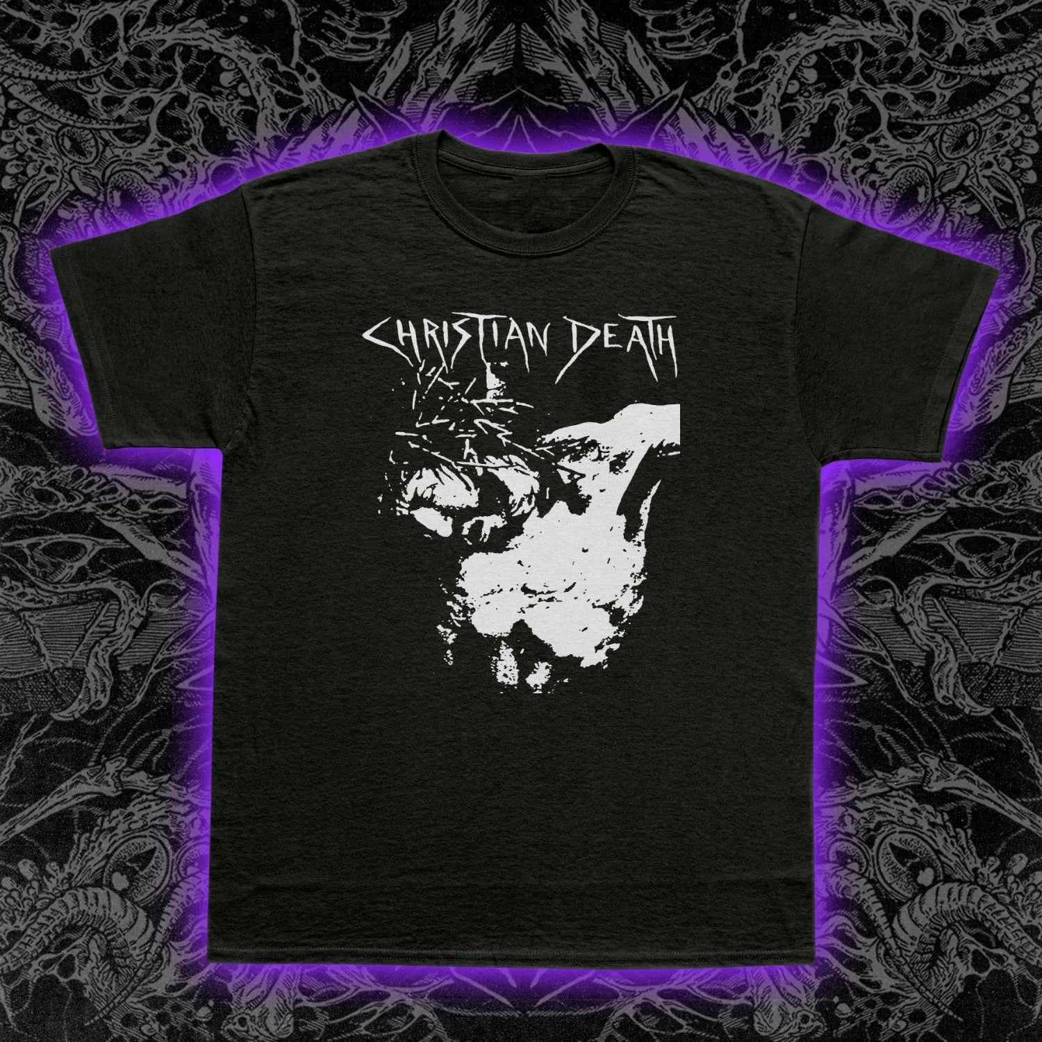 Christian Death T-Shirt Deathrock Goth Rock Post-Punk LA Cult Band Tee S-5XL