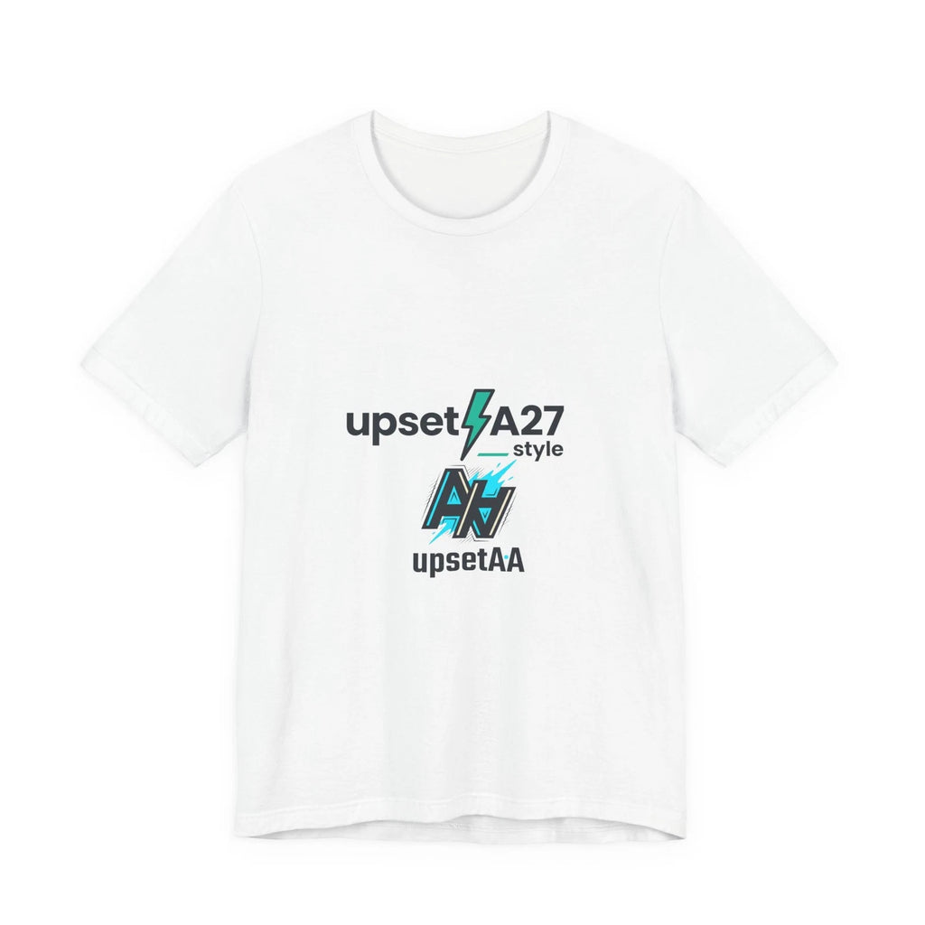 upsetA27 lightning logo T-Shirt | upsetAA graphic tee