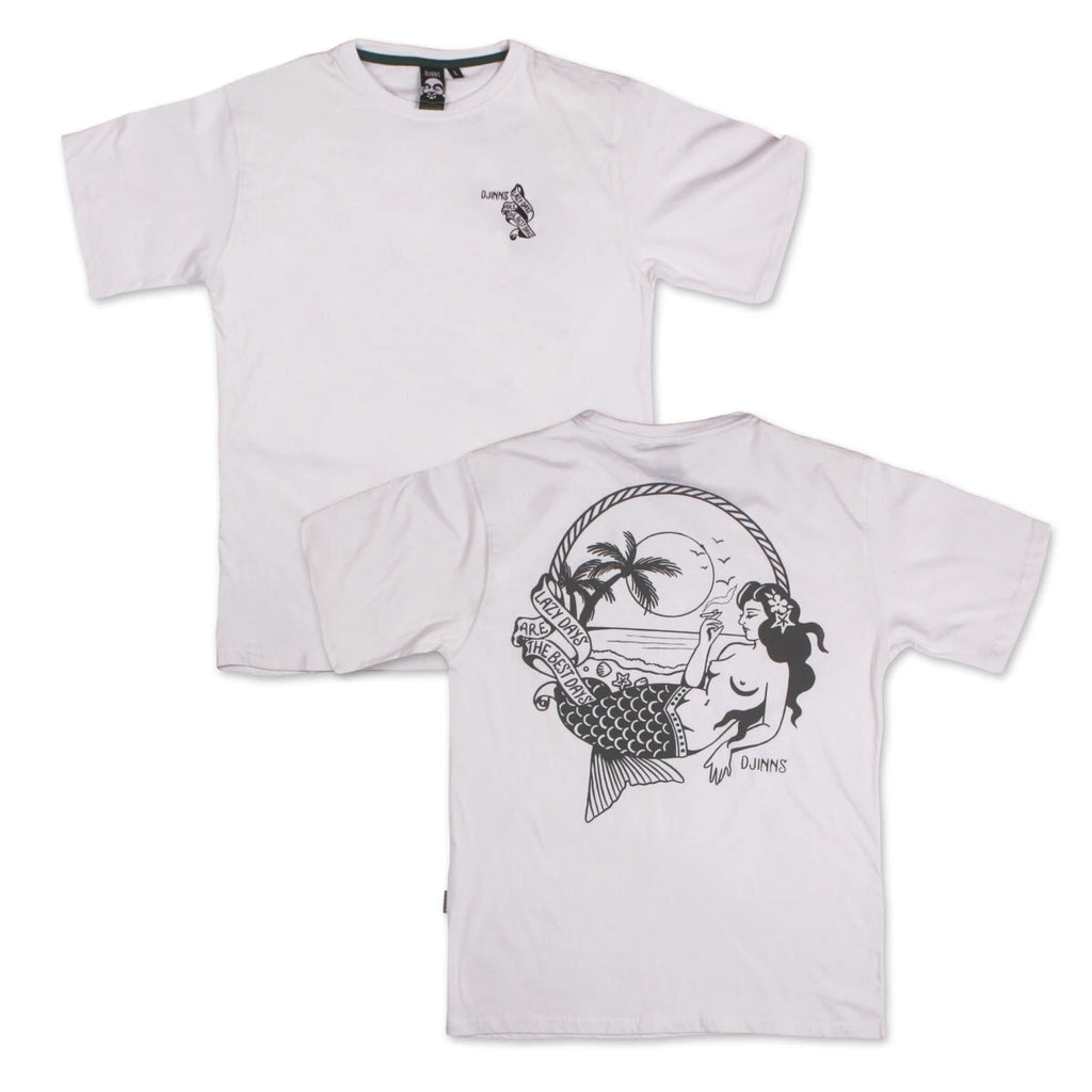 Djinns Oversized T-Shirt Lazy Mermaid For Men Top Mermaid Chillen