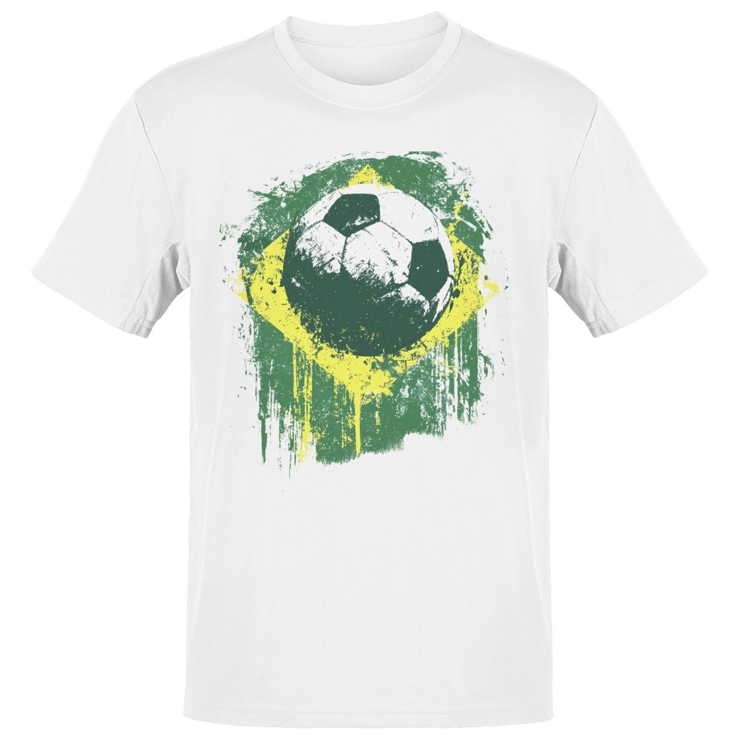 Brazil Grunge Soccer Men's T-shirt