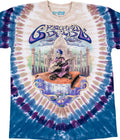 GRATEFUL DEAD-CARPET RIDE-Skeleton TIE DYE T-SHIRT S-M-L-XL-XXL Garcia,Lesh,Hart