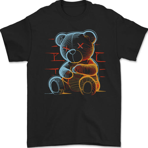 An Urban Teddy Bear Mens T-Shirt 100% Cotton