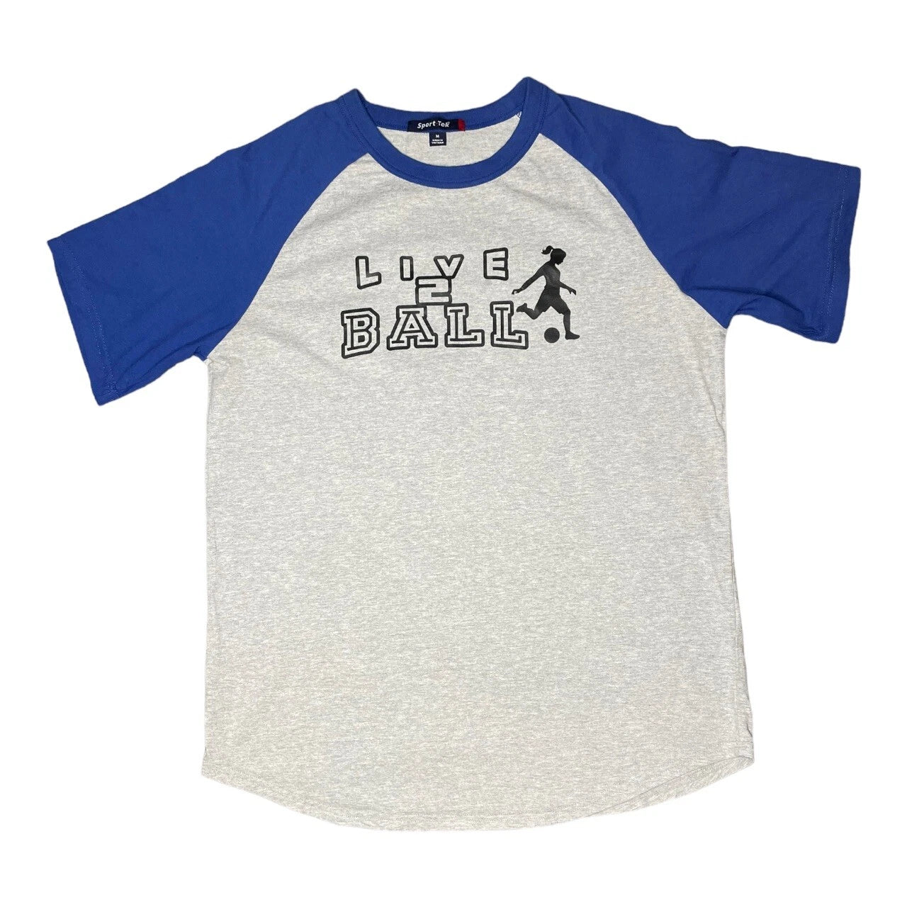 Football T-Shirt Activewear Live To Ball Women’s Football Sports Loungewear M