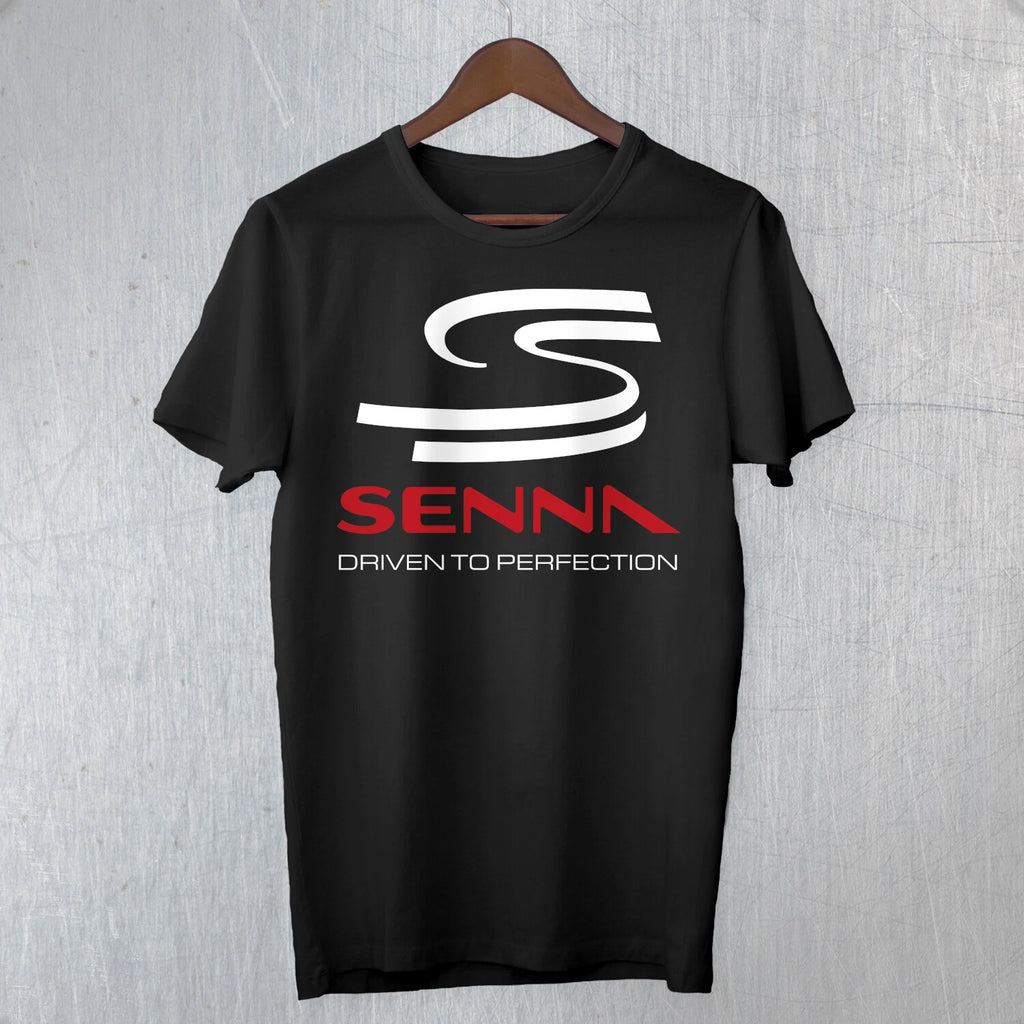 SENNA Ayrton Legend Driver F1 Driven To Perfection ART Tribute T-Shirt