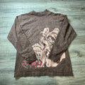 Travis Scott Utopia Tour Long Sleeve Men Size M Brown Circus Maximus Graphic Tee