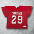 Vintage 80s Russell Athletic Chaminade Cropped Jersey #29 Shirt Size XL