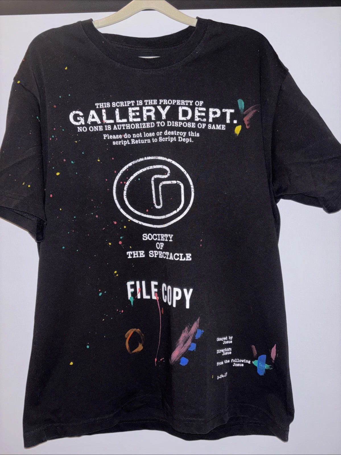 gallery dept. t shirt black