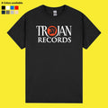 New Shirt TROJAN Records Logo T-Shirt Funny Made In USA S - 5XL