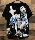 Romwe Knight Graphic Shirt Mens Size S Sleeve Streetwear Aesthetic