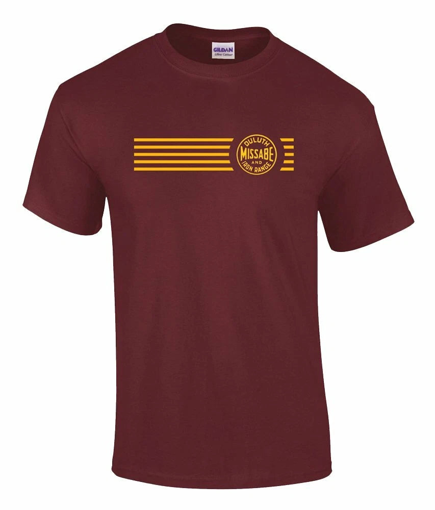 Duluth Missabe & Iron Range Railway Embroidered Logo Short Sleeve T-Shirt[tee89]