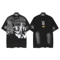 Graphic Hellstar tee shirt Men's Black/Gray Cotton NEW S-M-L-XL