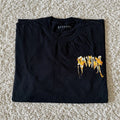 Revenge - Black “FLAME” Tee Men’s Size Large 2019