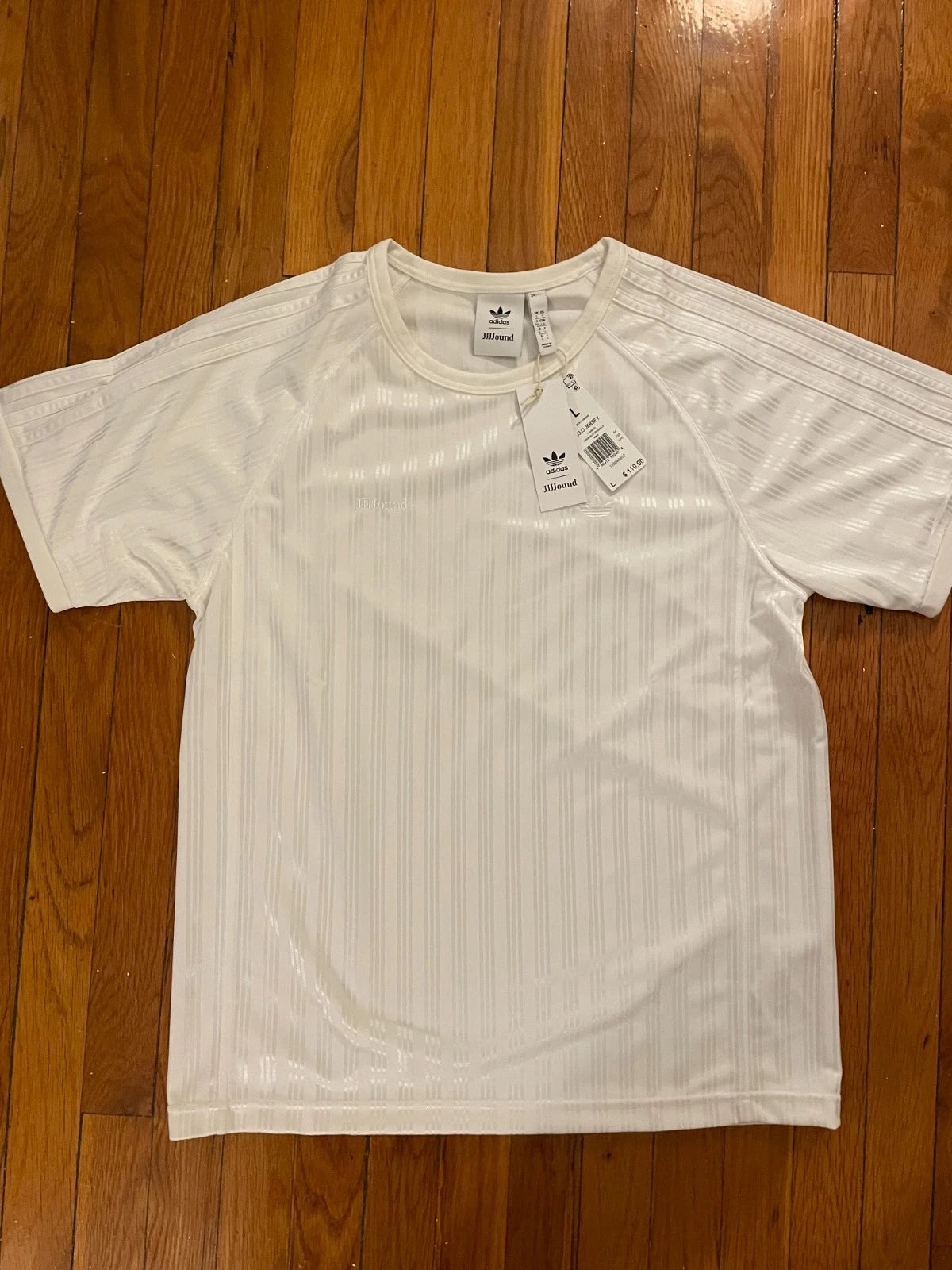 Adidas JJJJound Soccer/Football Jersey - New with Tags - Size Large - White